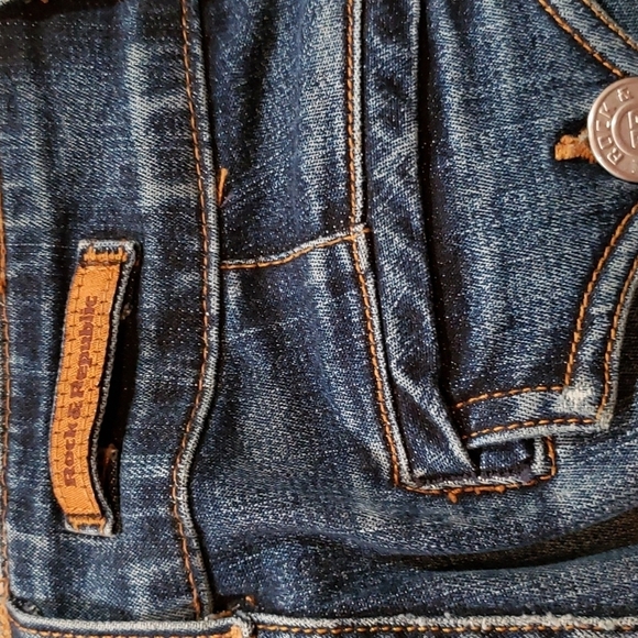 Rock & Republic Bowie Flare Denim Jeans Size 28 - Picture 6 of 8